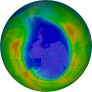 Antarctic Ozone 2016-09-12